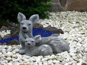 Rehe als Gartenfiguren Rehe als Gartenfiguren