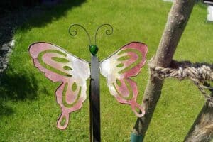 Schmetterling als Gartenstecker Schmetterling als Gartenstecker
