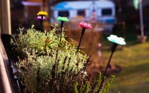 Gartenstecker bunt